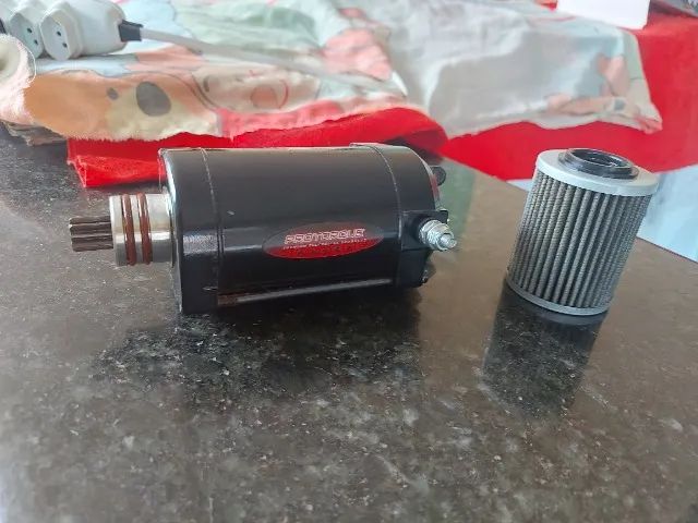 Motor partida jetski spark seadoo novo + filtro oléo original - Foto 4