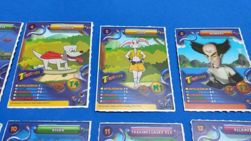 Lote cards brinquedo promocional Trakinas coleção completa trakcards. - Foto 4