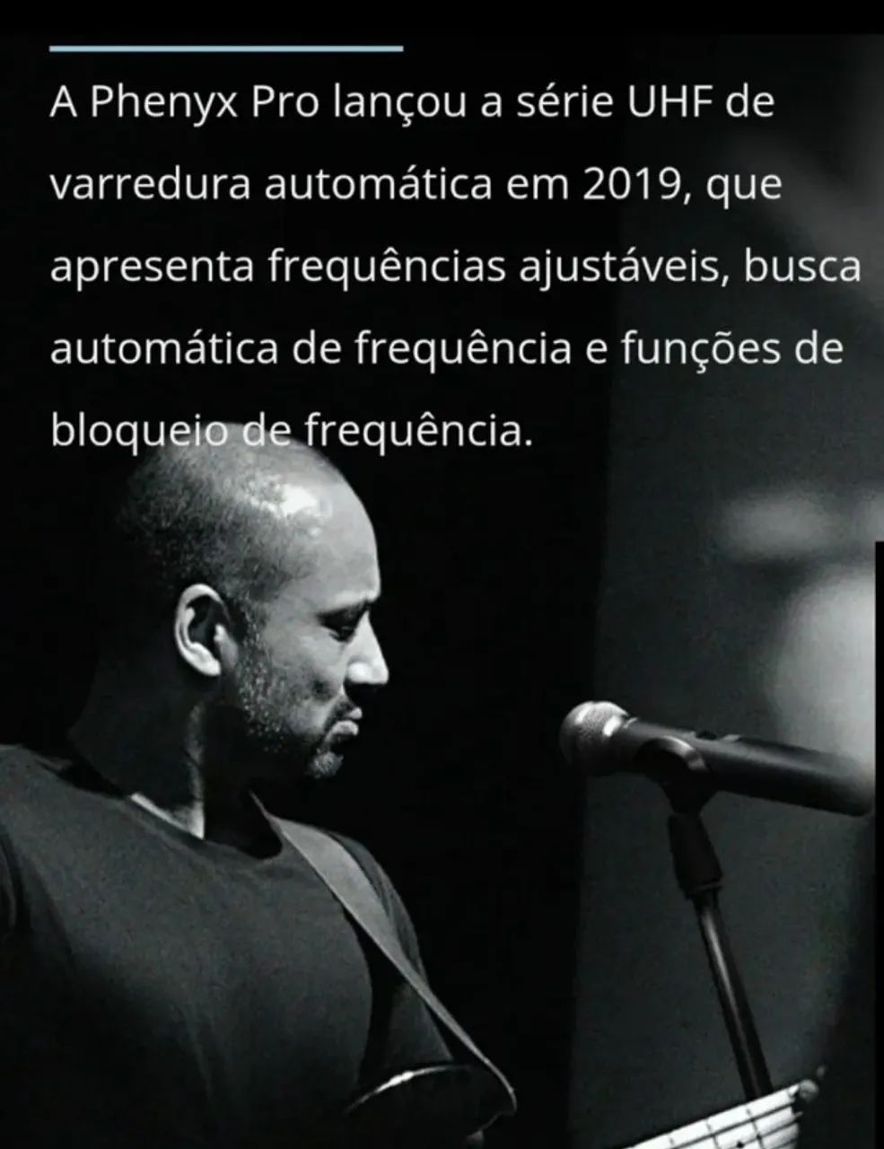 Profissional Kit Microfone Sem Fio 4 Canais PHENYX PRO PTU-7000 - Foto 5