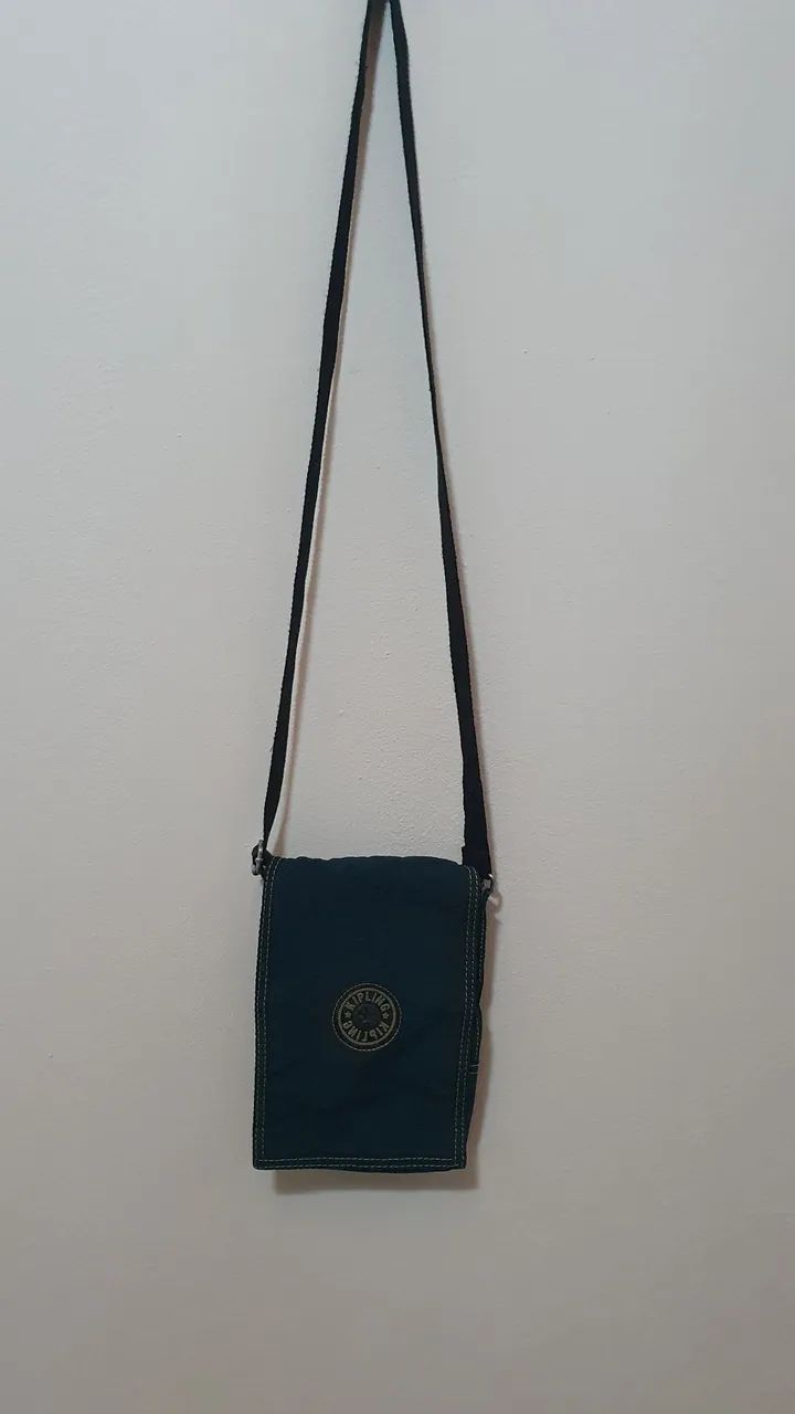 Bolsa  transversal Kipling Azul petróleo original 