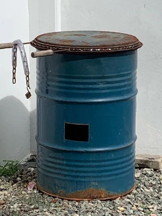 Tambor de metal (churrasqueira)