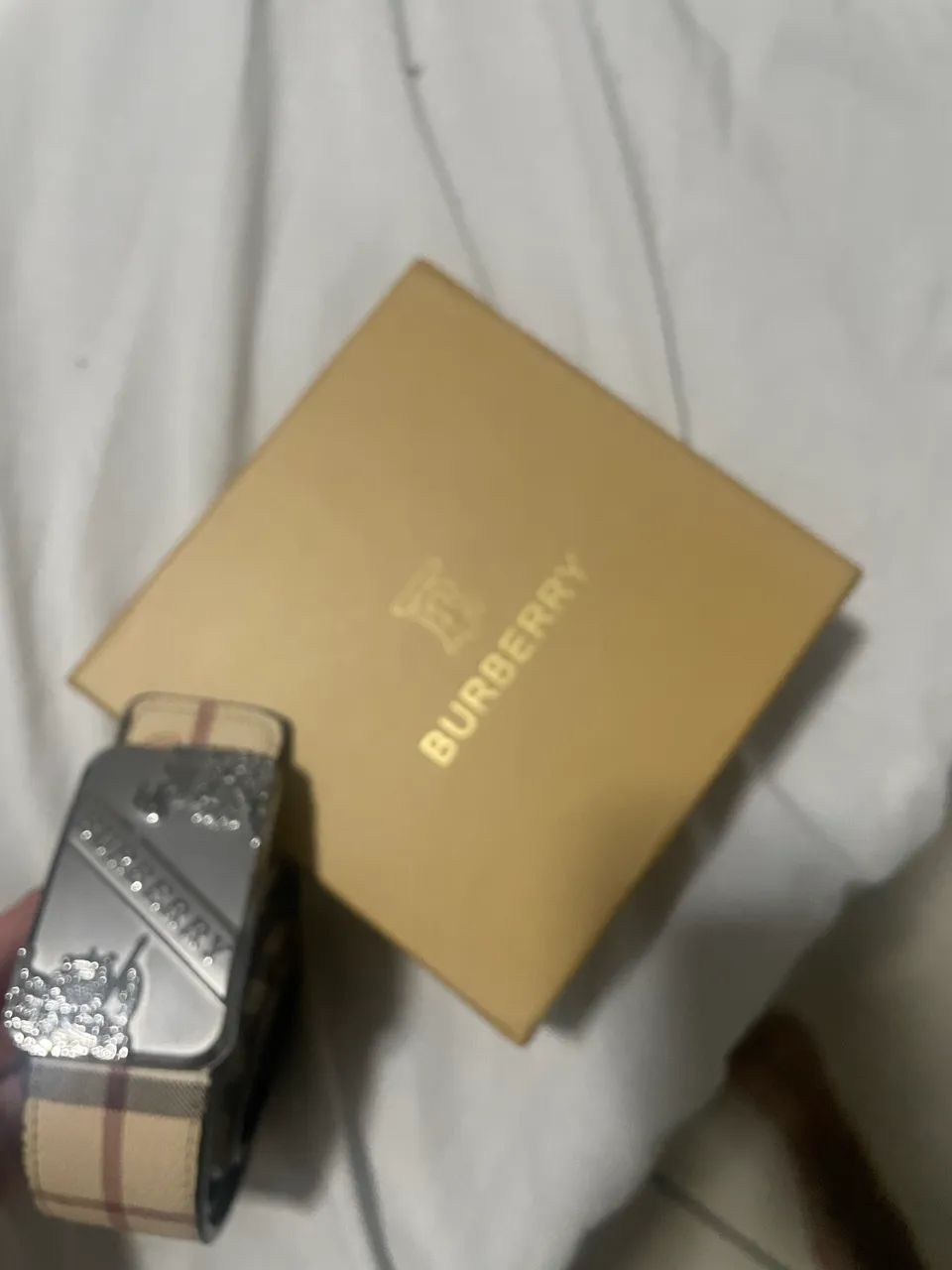 Cinto Burberry Original Com caixa - Foto 3