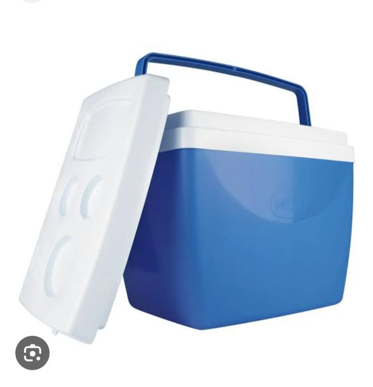 Cooler Térmico Portátil Azul - Ideal para Camping e Praia