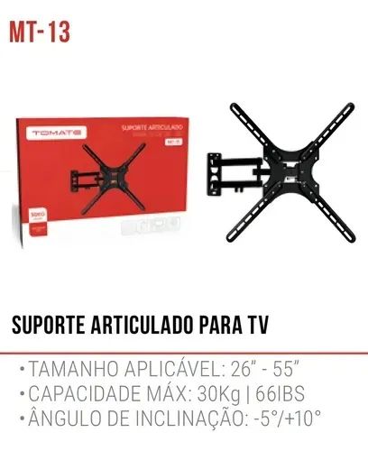 Suporte Articulado para TV Tomate MT-13 - Foto 2