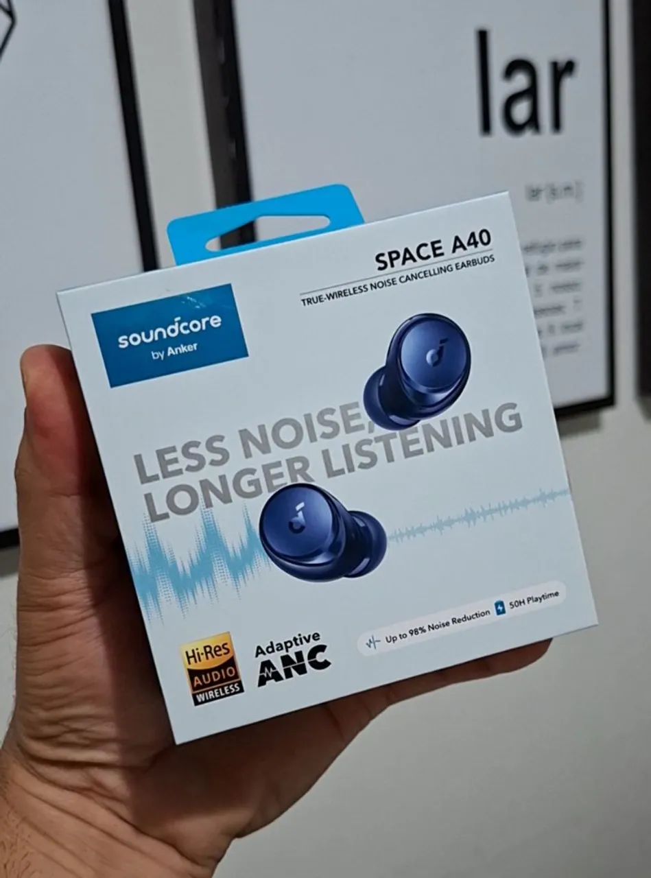 Fones Soundcore Anker Space A40 LACRADOS!!!