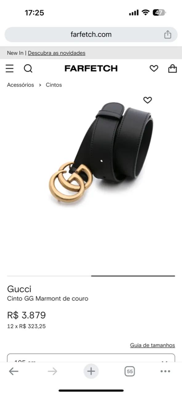 Cinto Gucci original  - Foto 2