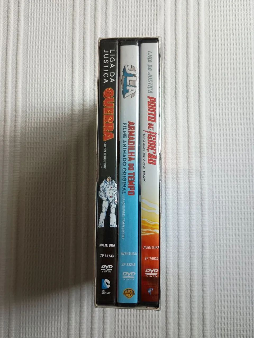 COLEÇÃO: LIGA DA JUSTIÇA [BOX COM 3 DVD'S] LACRADO! - CDs, DVDs