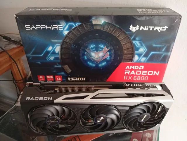 Sapphire RX 6800 16GB GDDR6 Nitro+ *Analiso troca em placa inferior com volta... - Foto 4
