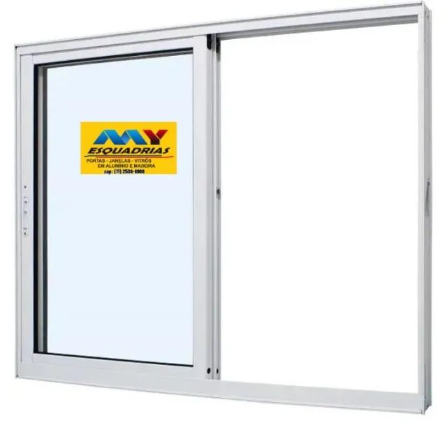 VITRO DE CORRER 2 FOLHAS MOVEIS 