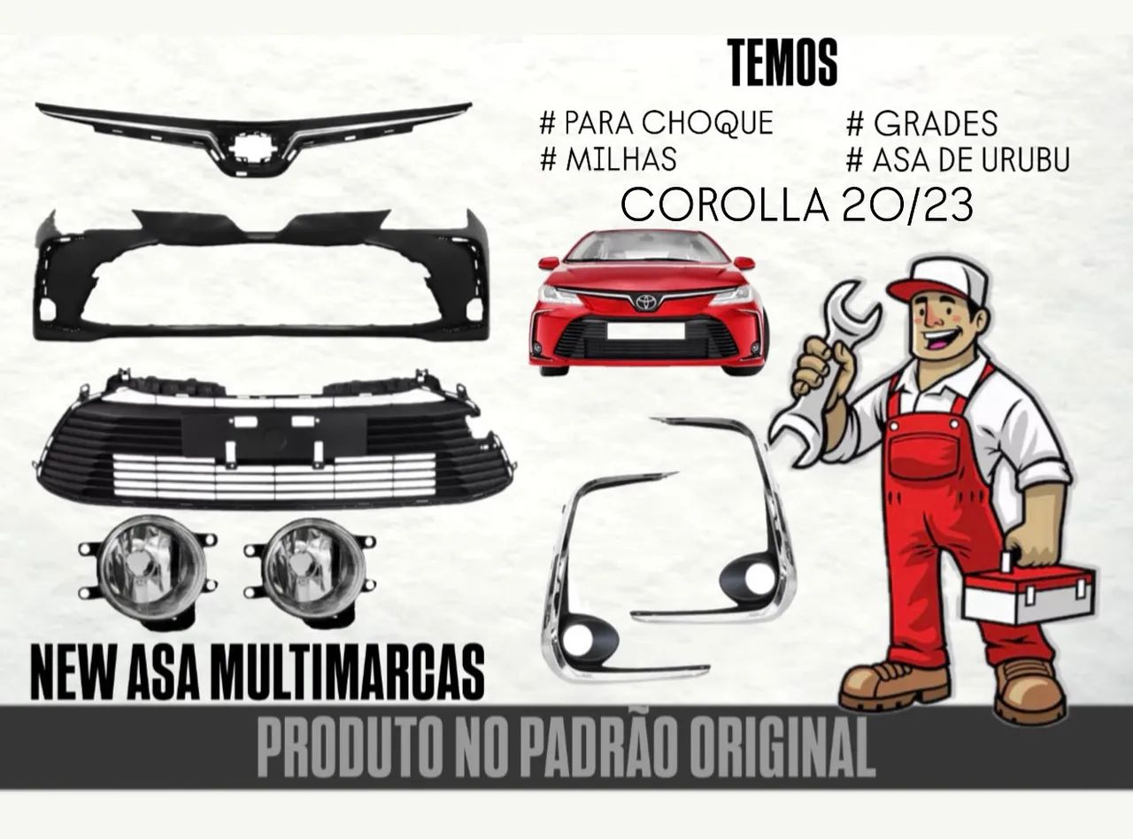 Para barro / Asa de urubu ( PRODUTO NO PADRÃO ORIGINAL COROLLA