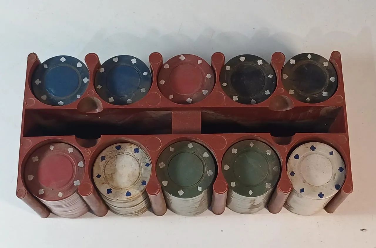 Porta Fichas de Poker Vintage - Foto 2