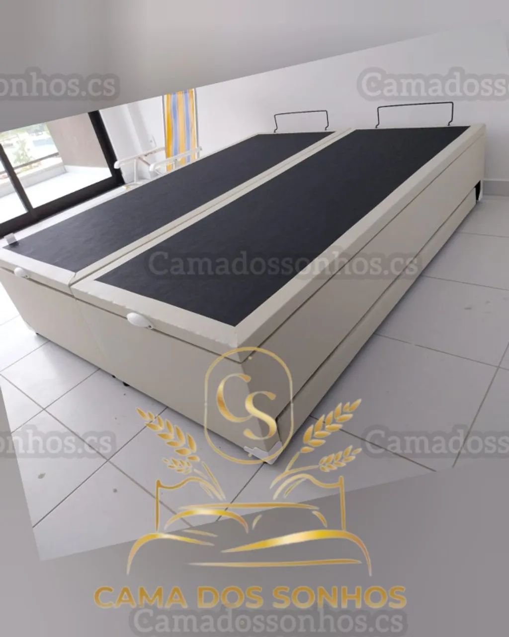CAMA BAÚ TODA NA MADEIRA E DE FÁBRICA CS - Foto 5