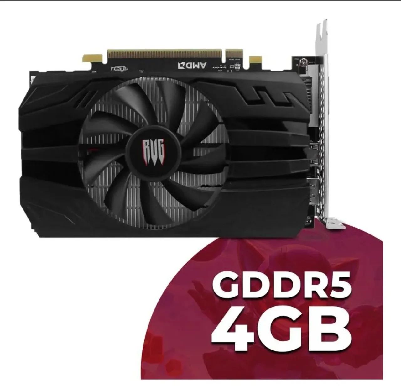 Placa de vídeo AMD Radeon RX 470 4gb gddr5 256 bits Peças de