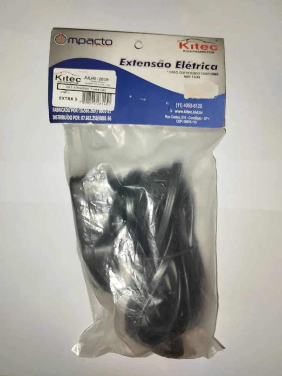 Extensão elétrica de 3 e 5 5metros  - Foto 3