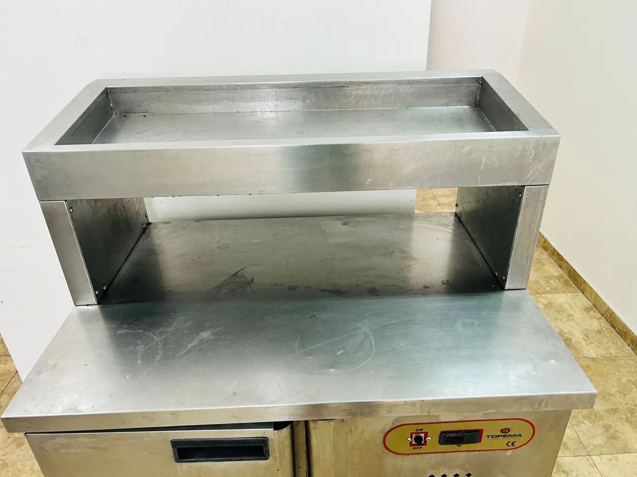 Balcão Refrigerado em Aço Inox com pista fria para Restaurante - Foto 3