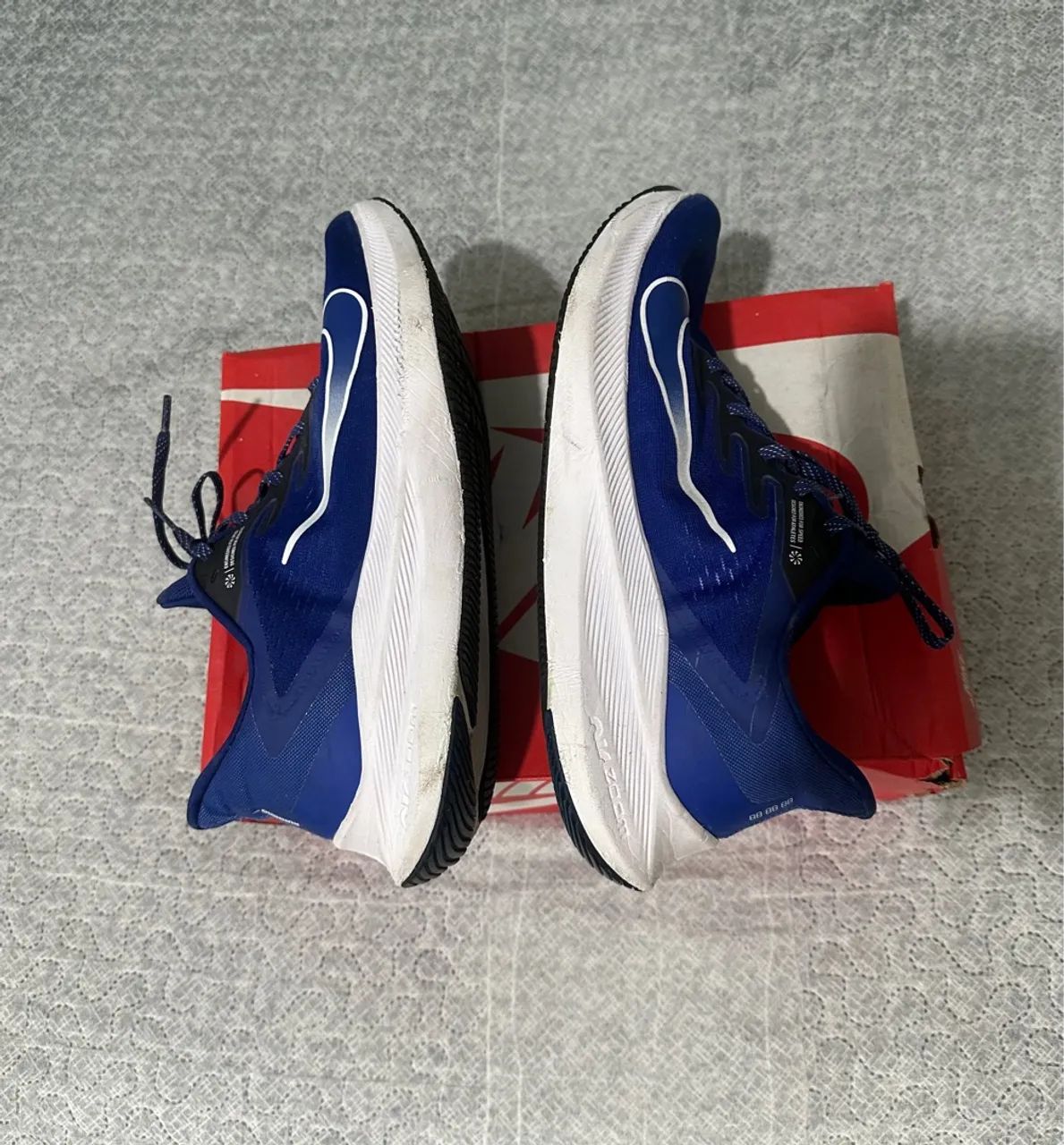 Tênis Nike Masculino Azul Air Zoom Winflo 43! - Foto 4