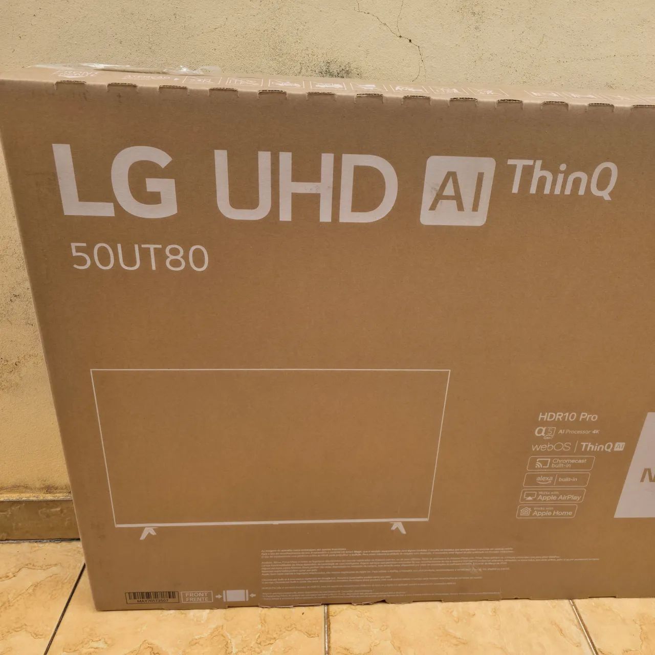 TV LG 50 polegadas 4K UT80 (Nova) - Foto 2