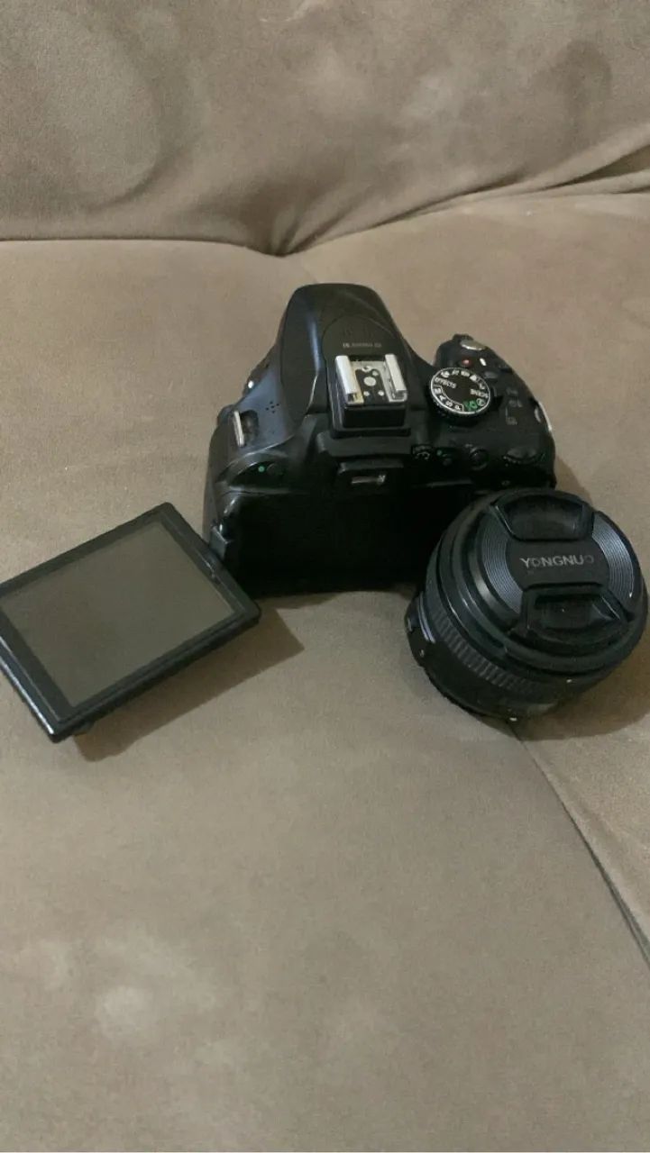 Nikon D5200 com lente youngnuo 35mm f2 - Foto 2