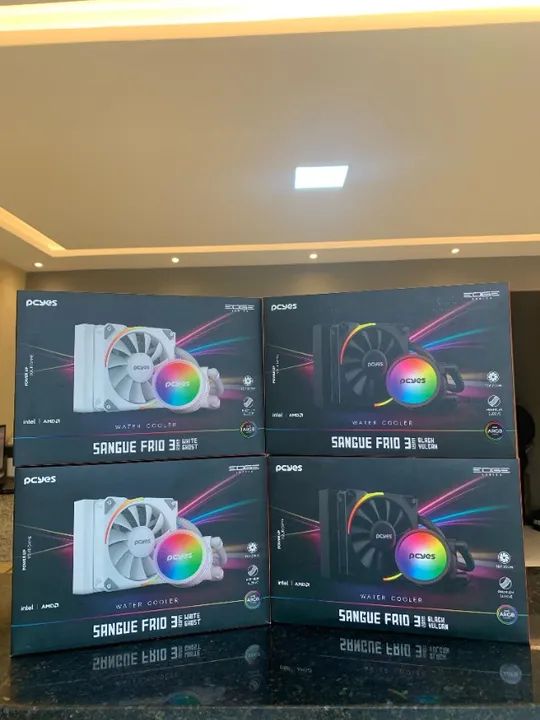 Water Cooler Sangue Frio - PCYES - BRANCO e PRETO. - Foto 3