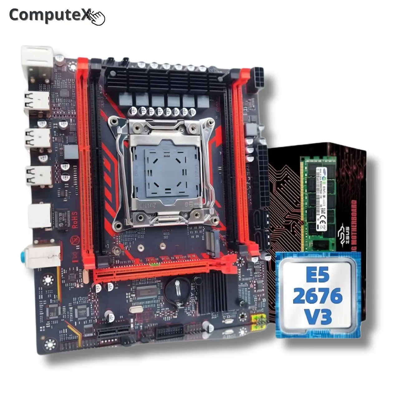 Kit Placa Mãe X79 + Processador Xeon E5 2676 V3 *Nova*
