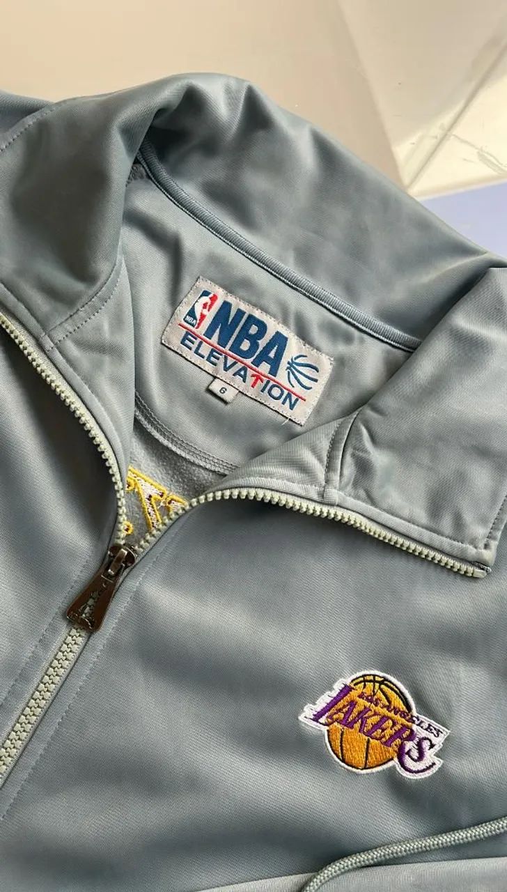 Agasalho Los Angeles Lakers - tamanho G - raridade!!! - Foto 2
