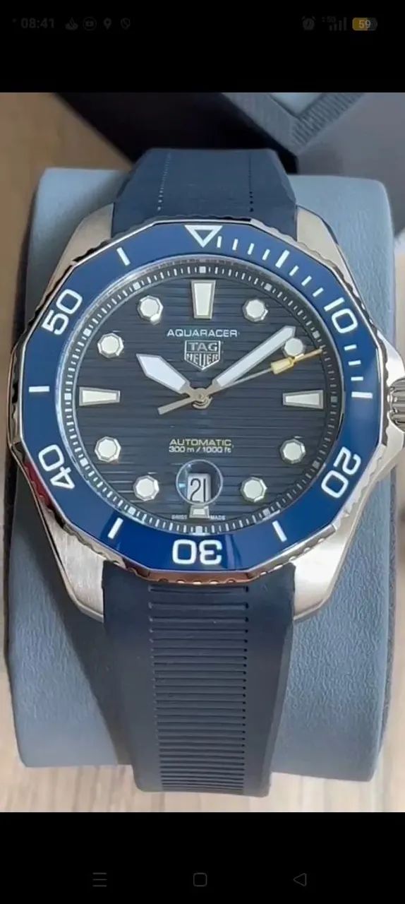 TAG HEUER AQUARACER SUPER CLONE Acessórios Parque Munhos