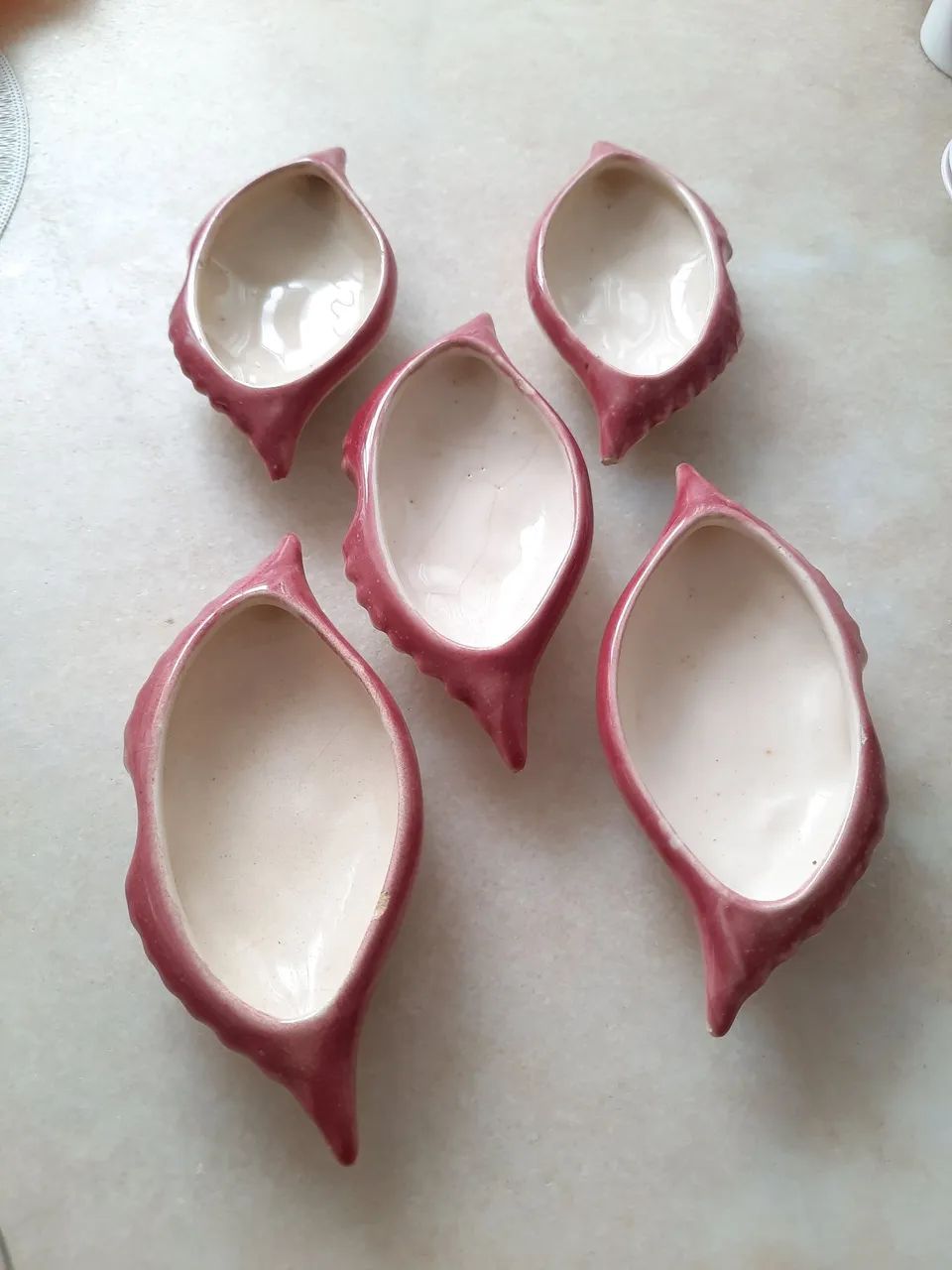 Conjunto de mini petisqueiras vintage porcelana  - Foto 2