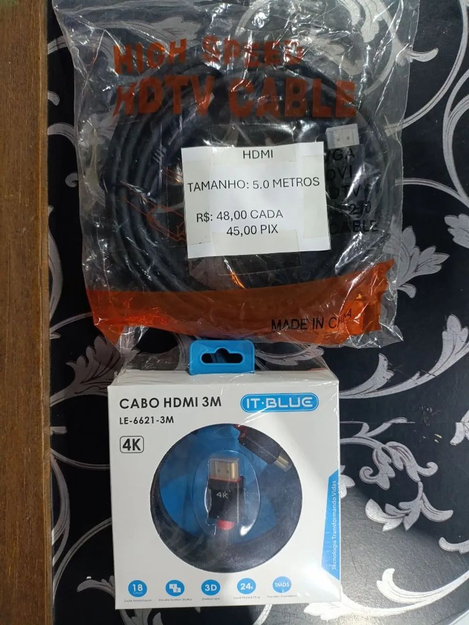 Cabo HDMI 3 Metros 4k - It Blue