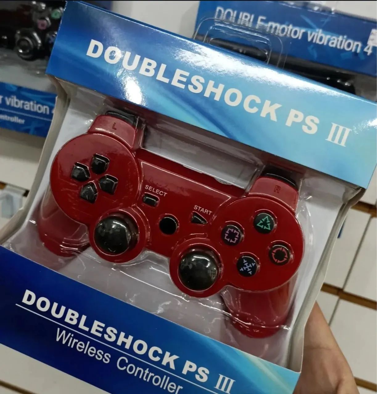 Controle PS3 Wireless DoubleShock PS3 Vermelho