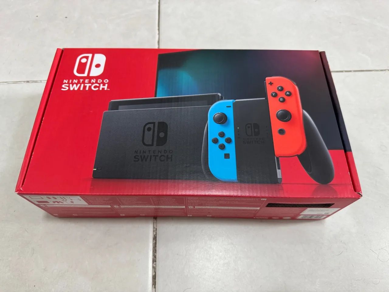 Nintendo Switch v2 com case e pelicula 