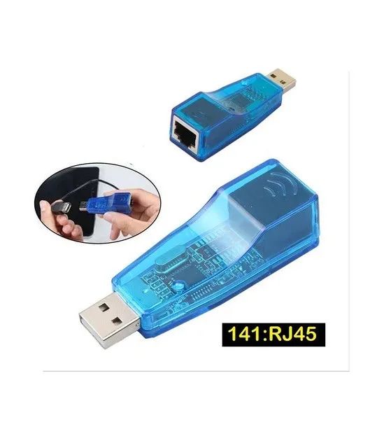 Adaptador Usb Lan Placa Cabo De Rede Externa Rj45 Internet - Foto 5
