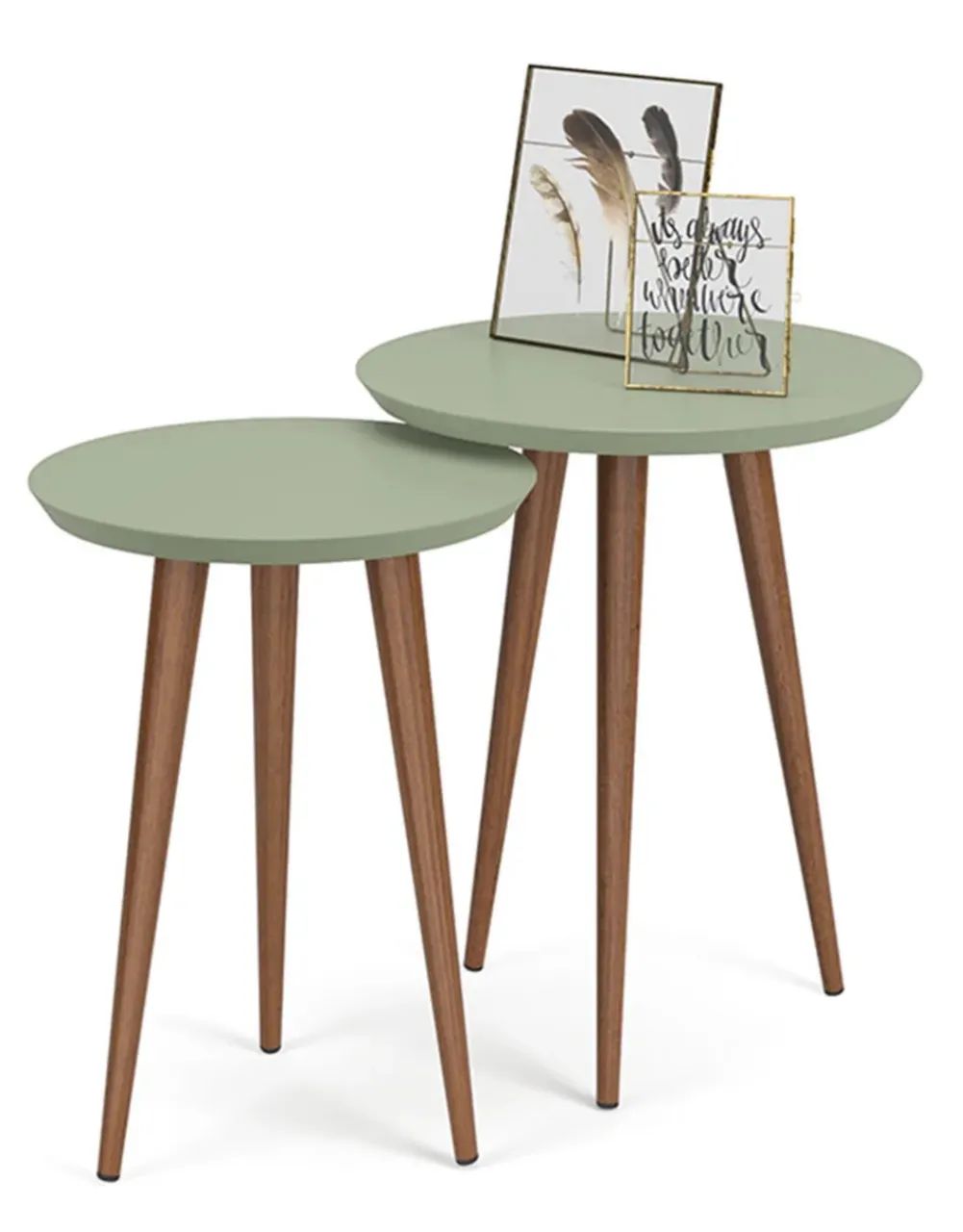 Conjunto de Mesa Lateral Nova  - Foto 2