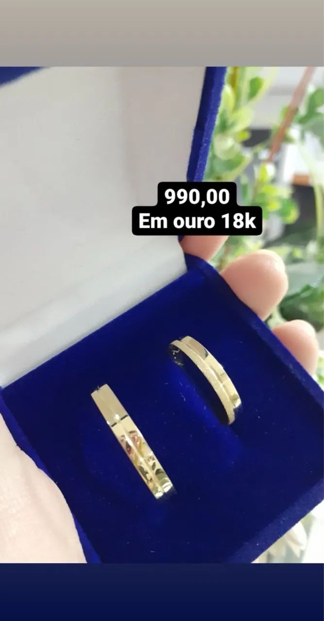 Alianças Ouro18K LOJA FÍSICA!  - Foto 3