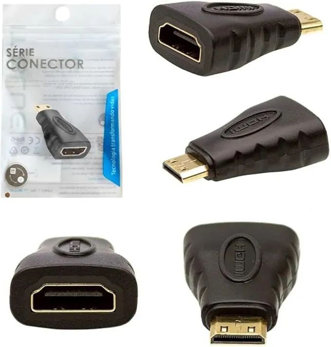 Adaptador HDMI (Fêmea) para Micro HDMI (Macho)