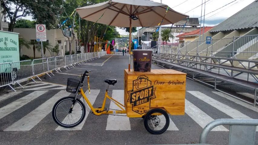 Triciclo para Food Bike, doces, bebidas, etc - Foto 3