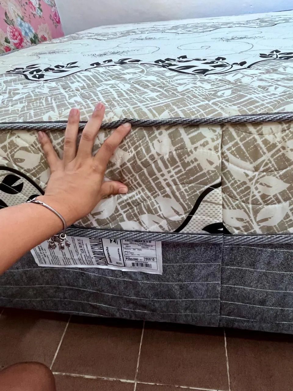 CAMA BOX CASAL + COLCHÃO ORTOBOM - Foto 2
