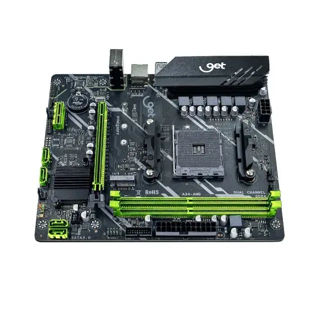 Placa-Mãe Get AM4 Gaming B450S DDR4