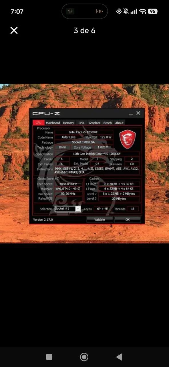 Pc gamer Intel i5 12600kf + RX 7800XT - Foto 4