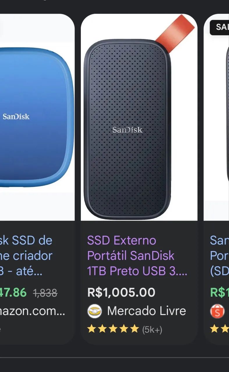 SSD 1tb SanDisk Externo - Foto 3