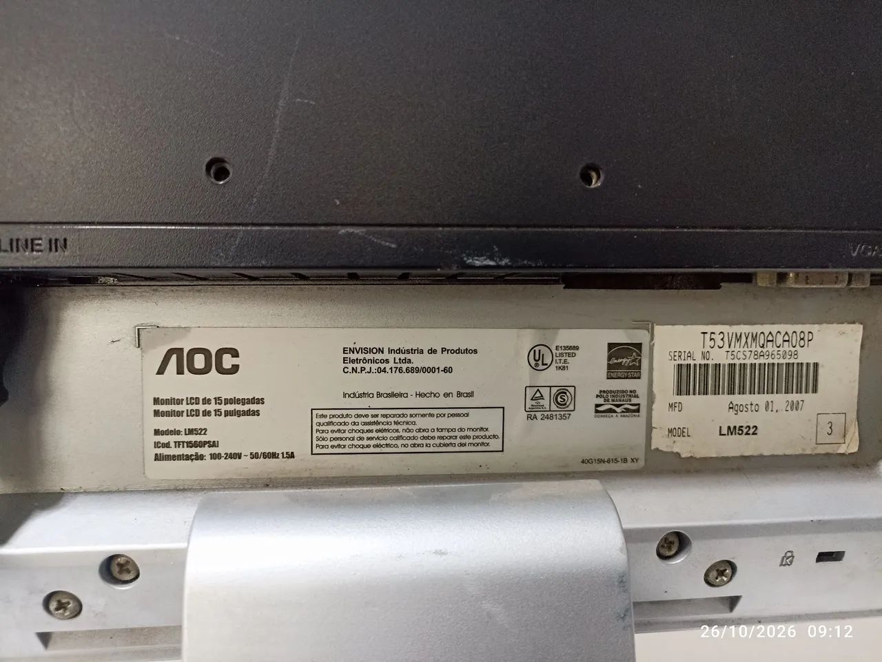 Monitor VGA AOC 15" - Foto 5