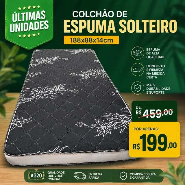 colchão solteiro 