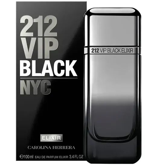 Perfume Carolina Herrera 212 Vip Black Elixir Eau de Parfum 100ML - Foto 2