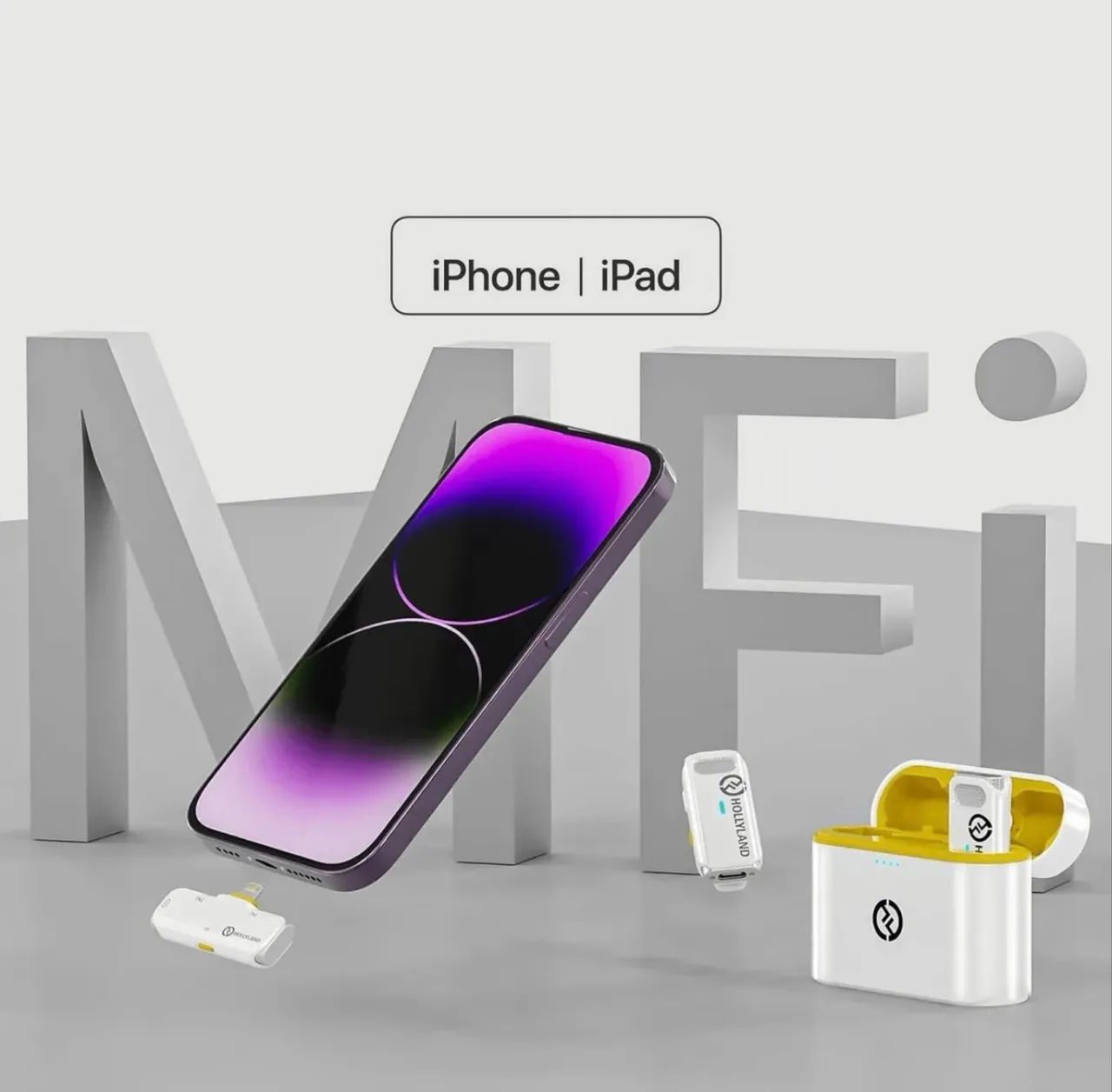 Microfone Sem Fio Hollyland Lark C1 Duo - 2 Pessoas + Case e Som Profissional - Foto 4