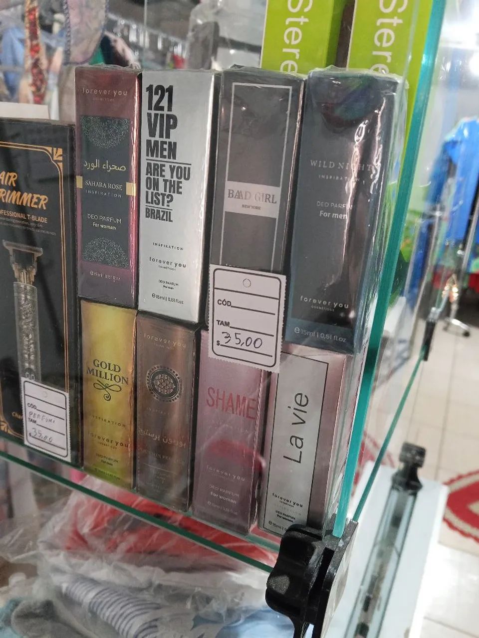 Mini Perfume Importado de Bolso 15ml - Fixação Premium