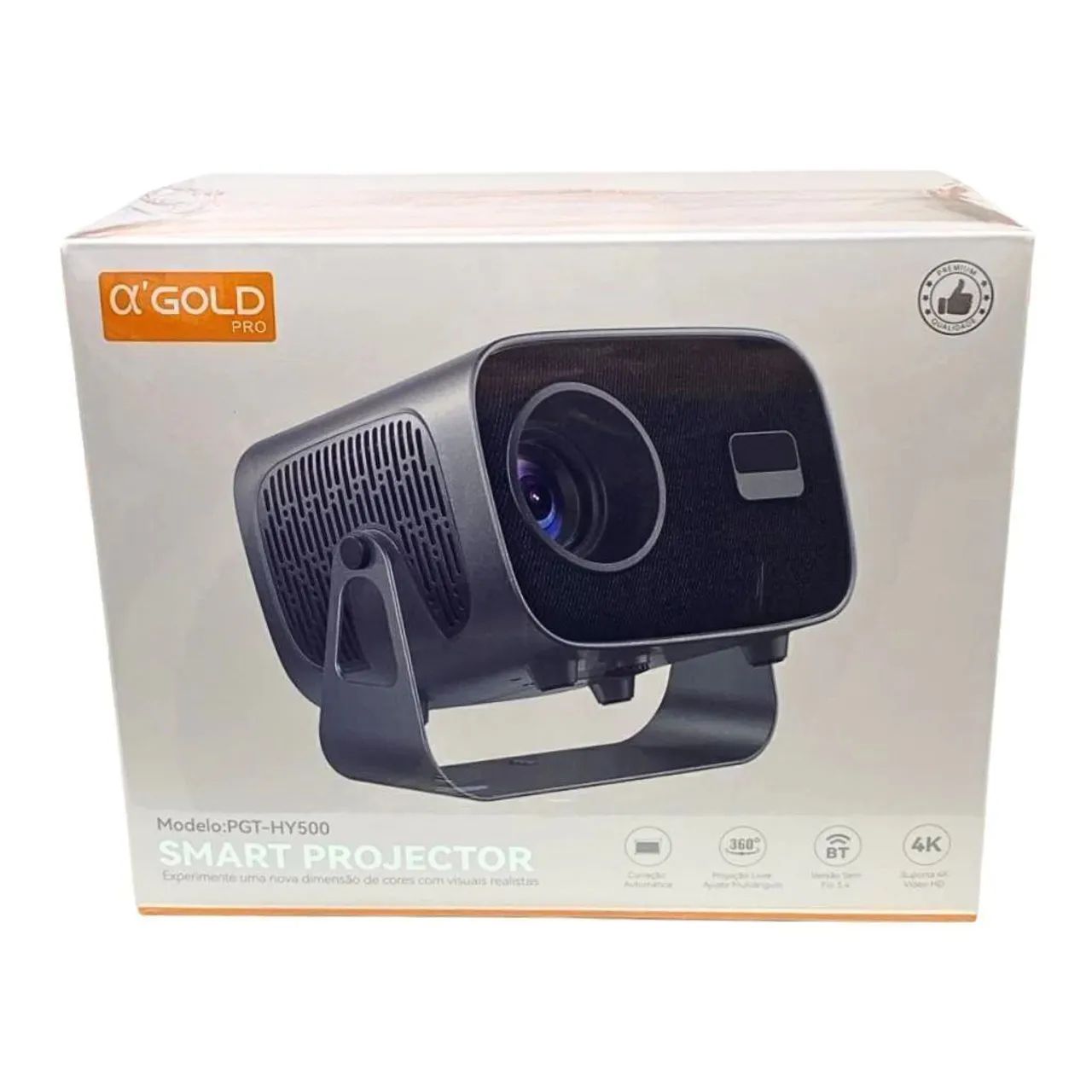 Projetor Smart 4K com Bluetooth 360° - ?GOLD PRO - Foto 2