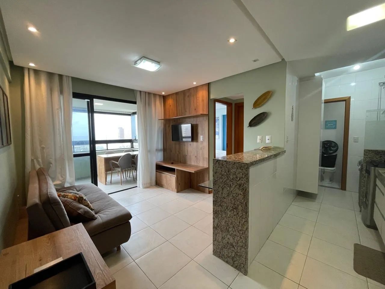 Apartamento mobiliado vista mar, jardim armação - Foto 5