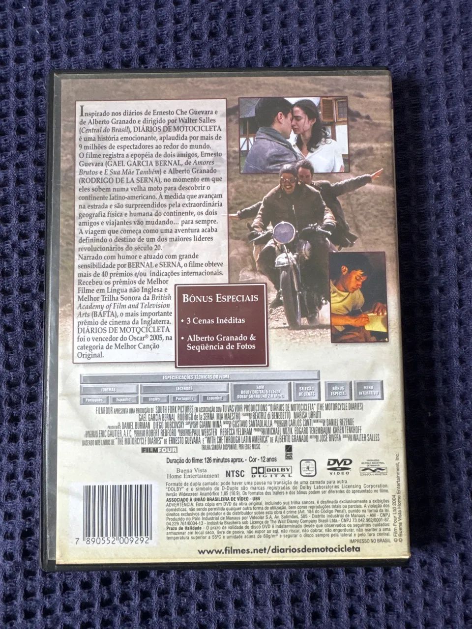 DVD DIÁRIOS DE MOTOCICLETA - Foto 2