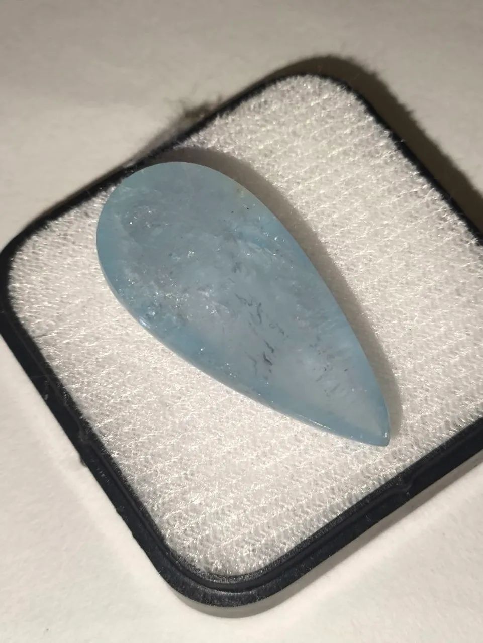 Água marinha cabochão 37ct - Foto 2