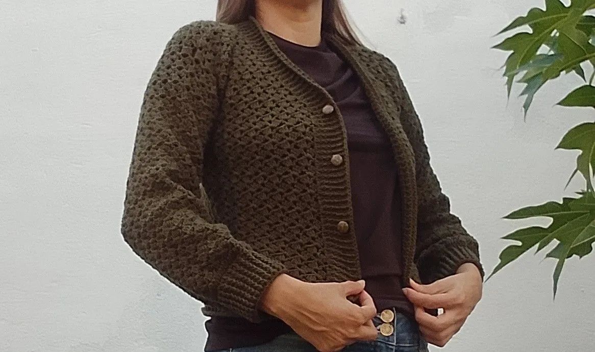 Casaco de crochê  - Foto 3