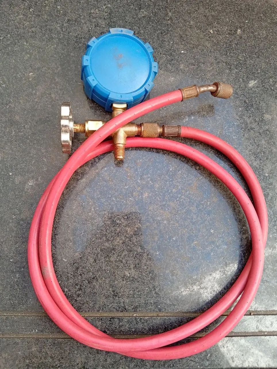 Manômetro com mangueira para ar condicionado. - Foto 4